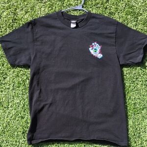 Black Santa Cruz Screaming Hand Graphic Tee